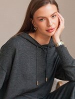 Худи тонкой вязки из пряжи с шерстью мериноса