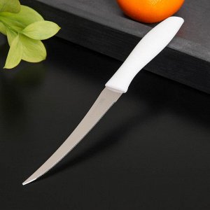 Нож кухонный "Ария" для цитрусовых и томатов, 12 см, цвет МИКС