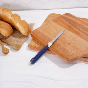 Нож кухонный Доляна «Страйп», зубчатое лезвие 7,5 см