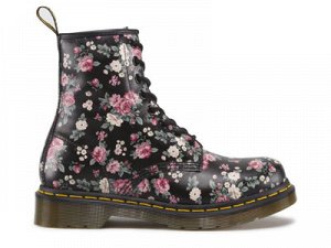 11821024 1460 Black Vintage Rose Dr Martens