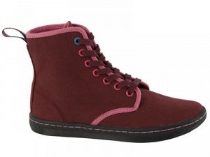 15014600 Shoreditch Cherry red Canvas Dr Martens