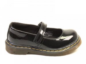 15654002 Tully Black Patent Lamper Dr Martens