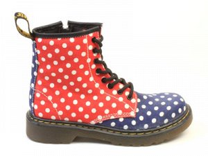 15382620 Delaney Red White Navy Dr Martens