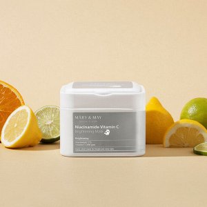 Mary&May Набор осветляющих масок с ниацинамидом и витамином С Niacinamide Vitamin C Brightening Mask 30 шт/ 400 г