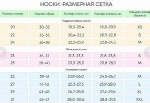 Носки детские бело-синий