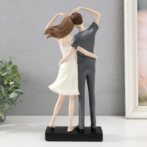 Фигурка полистоун «Влюблённые: одно сердце на двоих» 12x6.5x27.5 см