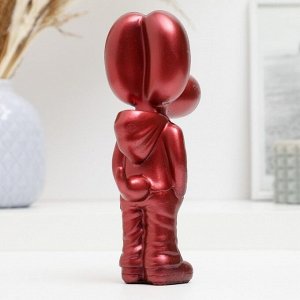 Фигура "Собака из шариков" красная, 18х10х6см