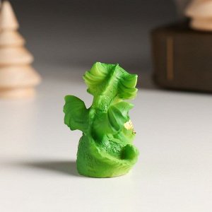 Фигурка полистоун «Лесной дракончик с золотом», 2.5x2.5x4 см, МИКС