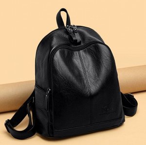 Рюкзак из натуральной кожи Черный
