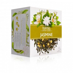 Чай зеленый TEAVITALL ANYDAY CLASSIC «Жасмин», 38 фильтр-пакетов