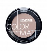 LUXVISAGE Тени для век COLOR MATT, тон 12 серо-коричневый NEW