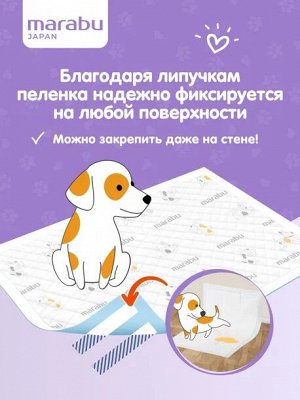 Впитывающие пеленки для домашних животных MARABU, 60*60 26шт./уп.