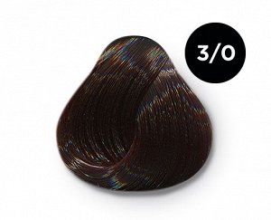 OLLIN COLOR  3/0 темный шатен 100 мл Перманентная крем краска для волос