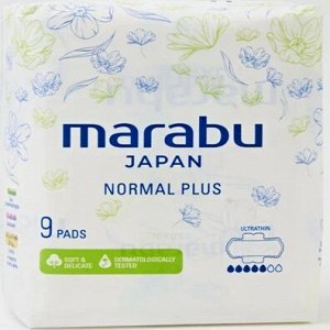 MARABU прокладки Normal plus 🌢🌢🌢🌢🌢 260 см 9 шт.