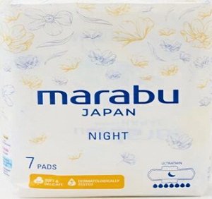 MARABU прокладки Night 🌢🌢🌢🌢🌢🌢🌢 320 см 7 шт.