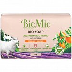 БиоМио, BioMio BIO-SOAP Туалетное мыло АПЕЛЬСИН, ЛАВАНДА и МЯТА, 90 г