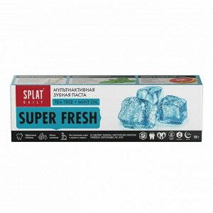 Сплат, SPLAT Daily SUPER FRESH зубная паста, 100 г