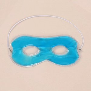 Гелевая маска для области вокруг глаз, 17 ? 7,5 см, цвет голубой