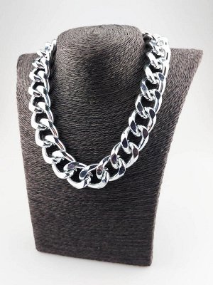 Ожерелье Ожерелье-цепь с крупными звеньями серебристого цвета
Длина изделия:
до 53 см.
Состав:
Металл.
серебристый