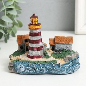 Фигурка для флорариума полистоун «Деревушка у маяка», 10?7?8.5 см, МИКС