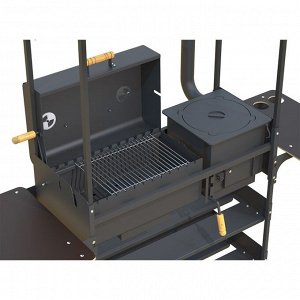 Мангал-Гриль-Казан ROLAND Sr, 182x103x214 см