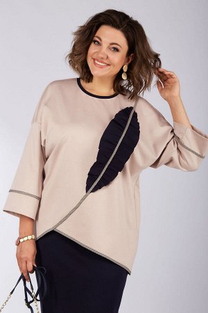 Костюм LADY SECRET 1631 синий+пудра