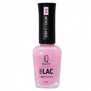 Лак для ногтей профессиональный укрепляющий с биокерамикой/ Nail Polish PROLAC+bioceramics, 12.5 мл (013 Lulu) IQ Beauty