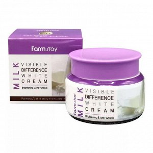 Farm Stay Осветляющий крем для лица / Milk Visible Difference White Cream, 100 г