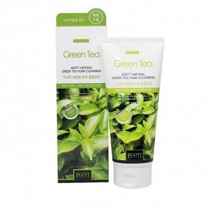Jigott Пенка для умывания с экстрактом зелёного чая / Natural Green Tea Foam Cleansing, 180 мл