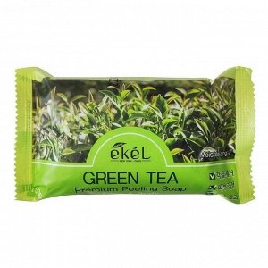 Ekel Мыло косметическое с экстрактом зеленого чая / Peeling Soap Green Tea, 150 г
