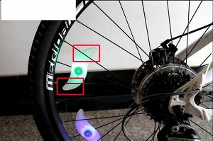 Подсветка колес для велосипеда