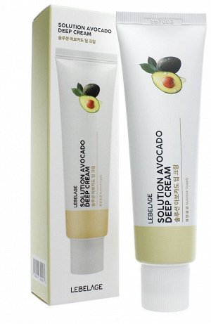 LEBELAGE. Крем для лица питательный с экстрактом Авокадо, SOLUTION AVOCADO DEEP CREAM, 50 мл.-1