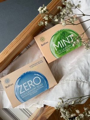 Экологичное мыло BioTrim Eco Laundry Soap MINT для стирки с запахом мяты