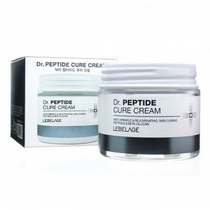 LEBELAGE. Крем для лица с Пептидами антивозрастной омолаживающий, Dr. PEPTIDE CURE CREAM, 70 мл