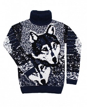35673-ПВ17, Вязаный свитер для девочки