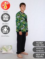 Пижама &quot;Геометрия&quot; зеленый