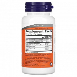 Now Foods Триптофан NOW 5-HTP 200мг - 60 капс