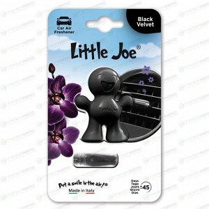Ароматизатор в дефлектор Drive Int Little Joe Classic Black Velvet (Парфюм), полимерный, 12г, арт. LJMB006