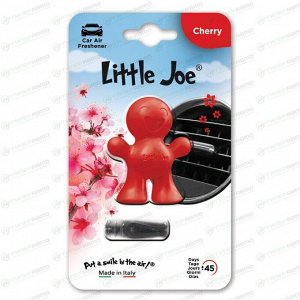 Ароматизатор в дефлектор Drive Int Little Joe Classic Cherry (Вишня), полимерный, 12г, арт. LJMB004