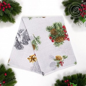 Полотенце кухонное из рогожки "Серебряный звон"