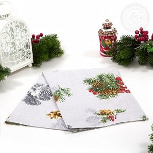 Полотенце кухонное из рогожки "Серебряный звон"