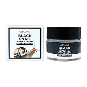 LEBELAGE Black snail ampule cream Ампульный крем для лица с экстрактом СЕКРЕТА УЛИТКИ (банка) 70г