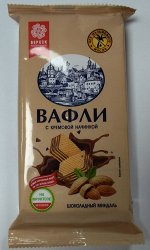 Вафли Вереск на фруктозе с кремовой начинкой Шоколадный миндаль 100,0