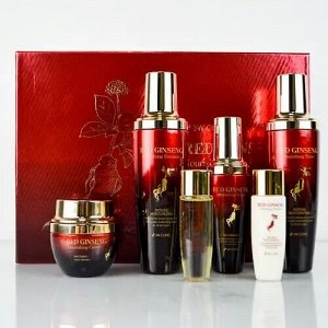 3W Clinic Подарочный набор с экстрактом красного женьшеня Red Ginseng Nourishing Skin Care Set