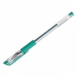 ClipStudio Ручка гелевая с резиновым держателем 0, 5мм, зеленая