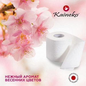 ТУАЛЕТНАЯ БУМАГА КАЙНЕКО Весенние цветы 3-х сл., 40 м., 10шт.