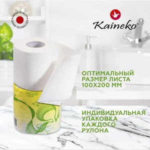 ТУАЛЕТНАЯ БУМАГА КАЙНЕКО Ромашки 3-х сл., 40 м., 10шт.