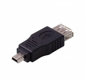 Переходник USB-A (F) - Mini USB (M, тех.упак