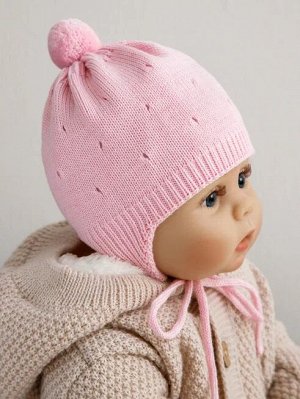 Шапка детская вязаная Amarobaby Pure Love Cutie, hjpjdsq, демисезонная, с подкладом