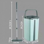 Швабра с ведром для отжима и полоскания Scratch Mop/Набор для уборки швабра+ведро